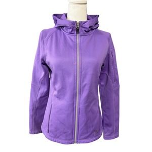 5.11 Tactical Jacket Womens Small Purple Softshell Hooded Full Zip Pockets